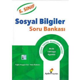 5.Sınıf Sosyal Bilgiler Soru Bankası - Aydın Yayınları
