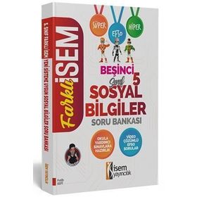 5. Sınıf Sosyal Bilgiler Soru Bankası İsem Yayınları