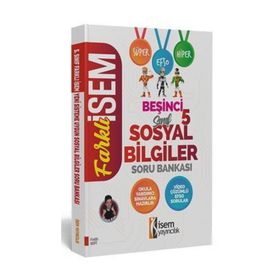 5. Sınıf Sosyal Bilgiler Soru Bankası İsem Yayınları
