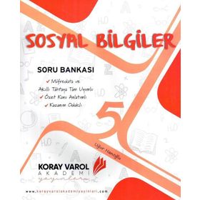 5.Sınıf Sosyal Bilgiler Soru Bankası - Koray Varol Yayınları