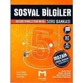 5.Sınıf Sosyal Bilgiler Soru Bankası-Mozaik Yayınları