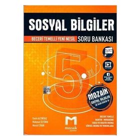 5.Sınıf Sosyal Bilgiler Soru Bankası-Mozaik Yayınları