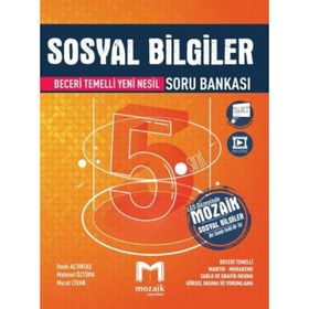 5.Sınıf Sosyal Bilgiler Soru Bankası-Mozaik Yayınları