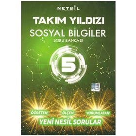 5.Sınıf Sosyal Bilgiler Soru Bankası Takım Yıldızı Netbil Yayınları
