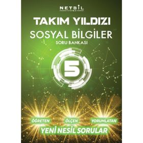 5.Sınıf Sosyal Bilgiler Soru Bankası Takım Yıldızı Netbil Yayınları