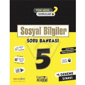 5. Sınıf Sosyal Bilgiler Soru Bankası-Üçgen Akademi Yayınları