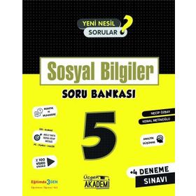 5. Sınıf Sosyal Bilgiler Soru Bankası-Üçgen Akademi Yayınları