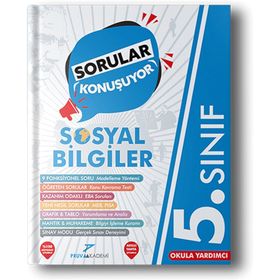 5. Sınıf Sosyal Bilgiler Sorular Konuşuyor Soru Bankası-Pruva Akademi Yayınları