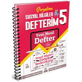 5. Sınıf Sosyal Bilgiler Sosyalimo Defterim - Arı Yayınları
