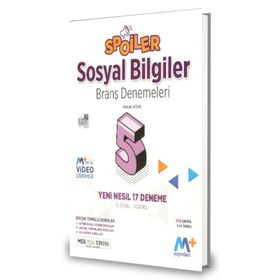 5. Sınıf Sosyal Bilgiler Spoiler Deneme-Martı Yayınları