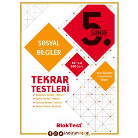 5. Sınıf Sosyal Bilgiler Tekrar Testleri - Tudem Yayıncılık