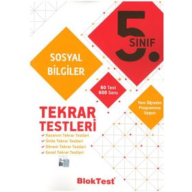 5. Sınıf Sosyal Bilgiler Tekrar Testleri - Tudem Yayıncılık