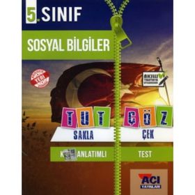 5. Sınıf Sosyal Bilgiler Tut Sakla Çek Çöz - Açı Yayınları