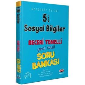 5. Sınıf Sosyal Bilimler Garantör Beceri Temelli Soru Bankası-Data Yayınları