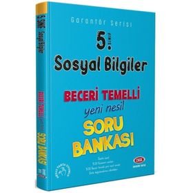 5. Sınıf Sosyal Bilimler Garantör Beceri Temelli Soru Bankası-Data Yayınları
