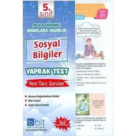 5. Sınıf Sosyal Bilimler Yaprak Test Bulut Eğitim Yayınları