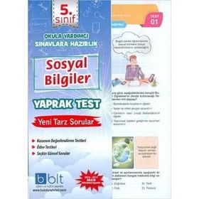 5. Sınıf Sosyal Bilimler Yaprak Test Bulut Eğitim Yayınları