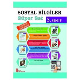 5. Sınıf Süper Zeka Sosyal Bilgiler Soru Bankası Fen Liselerine
