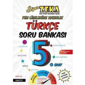 5.Sınıf Süper Zeka Türkçe Soru Bankası Nartest Yayınları