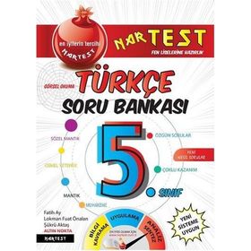 5.Sınıf Süper Zeka Türkçe Soru Bankası Nartest Yayınları