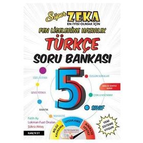 5.Sınıf Süper Zeka Türkçe Soru Bankası Nartest Yayınları