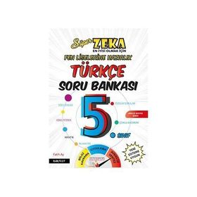 5.Sınıf Süper Zeka Türkçe Soru Bankası Nartest Yayınları