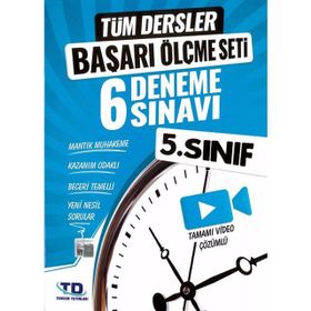 5. Sınıf Tüm Dersler Başarı Ölçme Seti 6 Deneme Sınavı Kollektif Tandem Yayınları