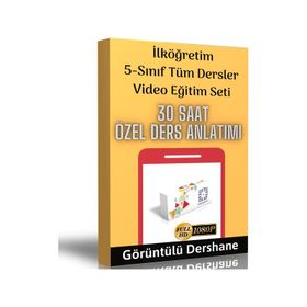 5.Sınıf Tüm Dersler Görüntülü Eğitim Seti