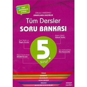 5.Sınıf Tüm Dersler Soru Bankası Element Yayınları