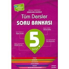 5.Sınıf Tüm Dersler Soru Bankası Element Yayınları