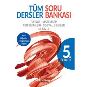 5.Sınıf Tüm Dersler Soru Bankası Tudem Yayınları