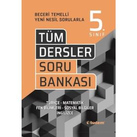 5.Sınıf Tüm Dersler Soru Bankası Tudem Yayınları
