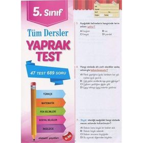 5. Sınıf Tüm Dersler Yaprak Test-Element Yayınları