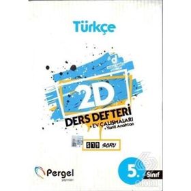 5. Sınıf Türkçe 2D Ders Defteri Kollektif Pergel Yayınları