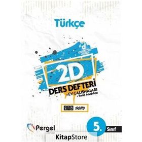 5. Sınıf Türkçe 2D Ders Defteri Kollektif Pergel Yayınları