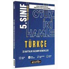5. Sınıf Türkçe 32 Hamle Kazanım Denemeleri Startfen Yayınları
