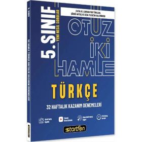 5. Sınıf Türkçe 32 Hamle Kazanım Denemeleri Startfen Yayınları