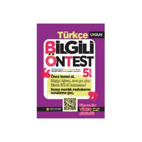 5. Sınıf Türkçe Bilgili Ön Test-Sadık Uygun Yayınları