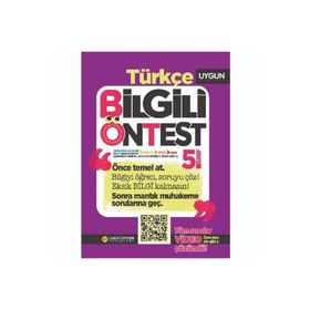 5. Sınıf Türkçe Bilgili Ön Test-Sadık Uygun Yayınları