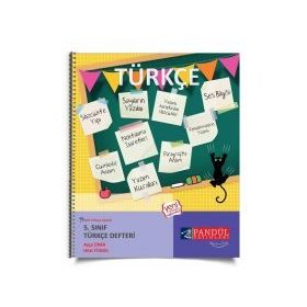 5. Sınıf Türkçe Defteri Pandül Yayınları