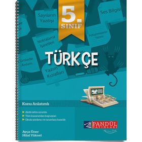 5. Sınıf Türkçe Defteri Pandül Yayınları