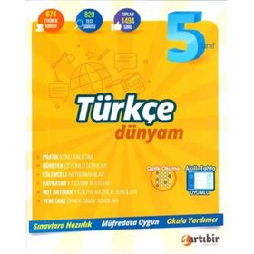 5. Sınıf Türkçe Dünyam-Artıbir Yayınları