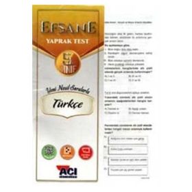 5. Sınıf Türkçe Efsane Çek Kopart Yaprak Test - Açı Yayınları