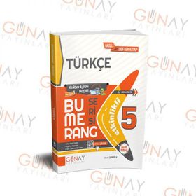5. Sınıf Türkçe Etkinlikli Bumerang Serisi - Günay Yayınları