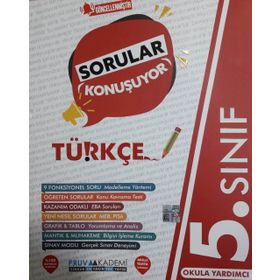 5.Sınıf Türkçe Güncel Sorular Konuşuyor Soru Bankası - Pruva Akademi Yayınları