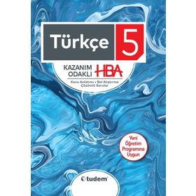 5. Sınıf Türkçe Kazanım Odaklı HBA - Tudem Yayınları