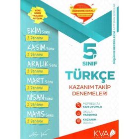 5. Sınıf Türkçe Kazanım Takip Denemeleri Koray Varol Akademi