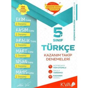 5. Sınıf Türkçe Kazanım Takip Denemeleri Koray Varol Akademi