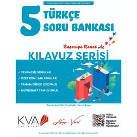 5. Sınıf Türkçe Kılavuz Serisi Soru Bankası-KVA Yayınları
