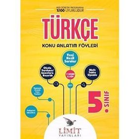 5. Sınıf Türkçe Konu Anlatım Föyleri Limit Yayınları
